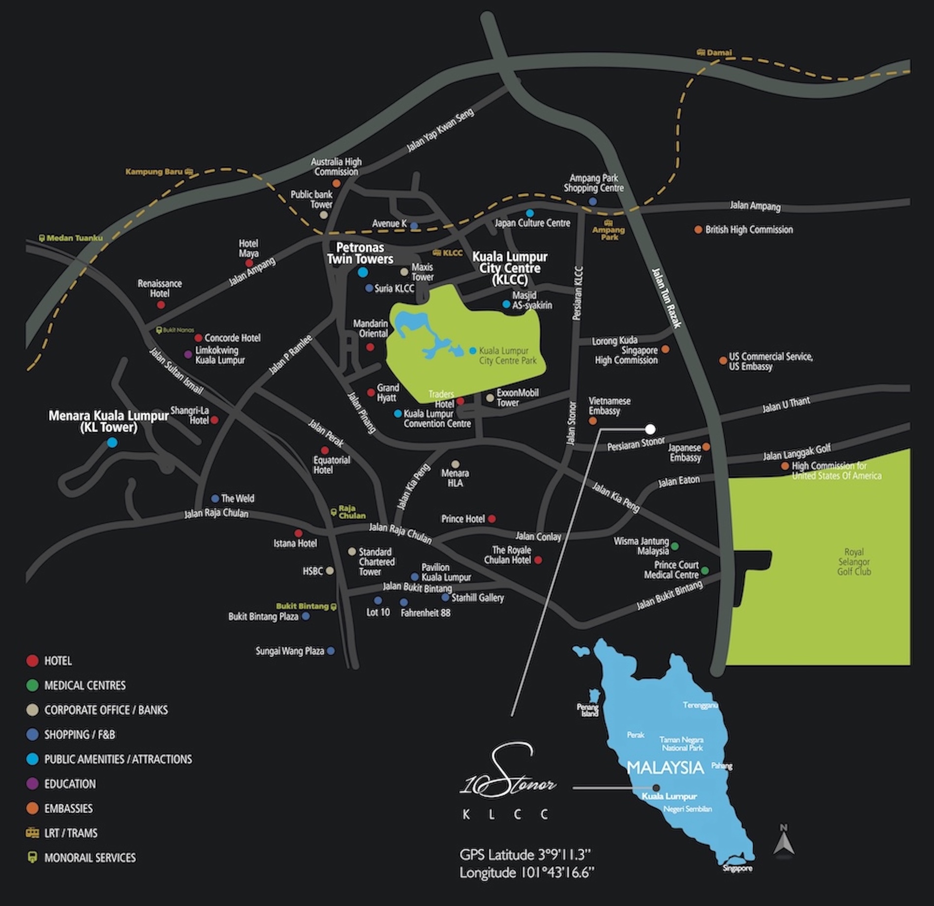 WPG Realty Sdn Bhd Non KLCC 10 - 10%20Stonor Location Map