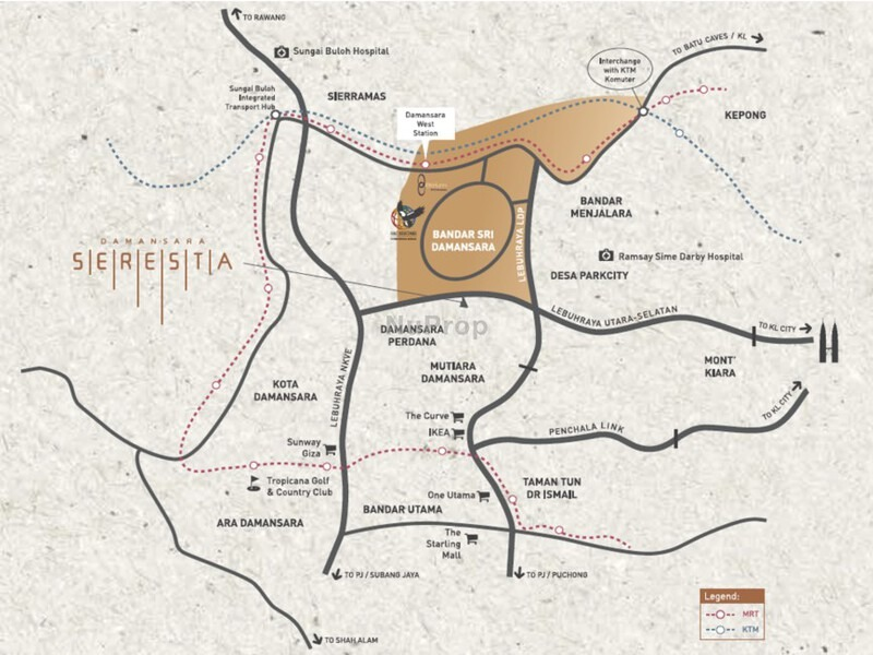 Seresta Damansara | Location