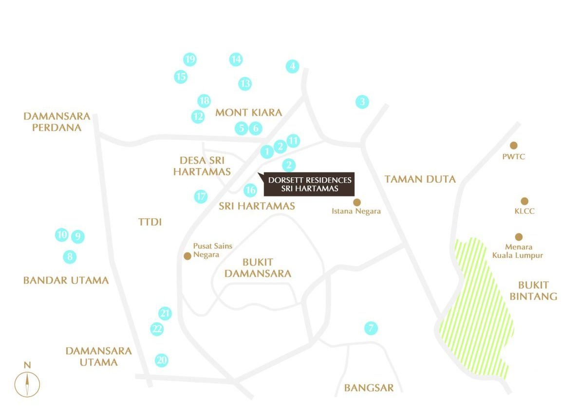 Dorsett Sri Hartamas | Location